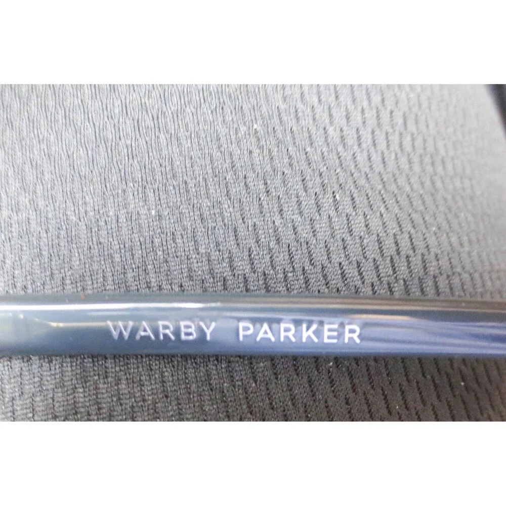 Warby Parker Hardy M 175 Eyeglasses Dark Grey Striped Rectangular 51-18-145
